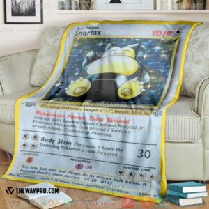 Pokemon Snorlax Soft Blanket