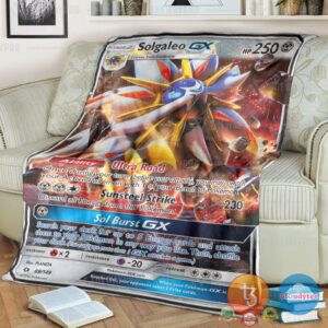Pokemon Solgaleo Gx Sun And Moon Blanket