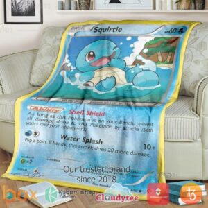 Pokemon Squirtle Blanket 5