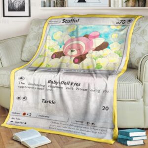 Pokemon Stufful Burning Shadows Blanket