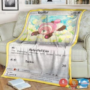 Pokemon Stufful Burning Shadows Blanket 4