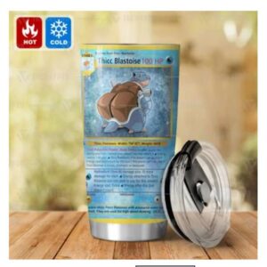Pokemon Thicc Blastoise Blanket Rug Tumbler 5