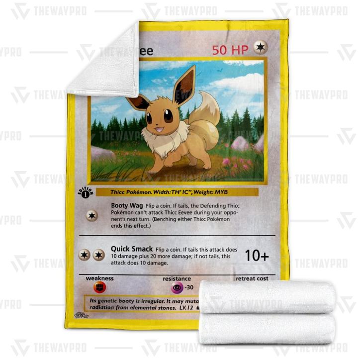 Pokemon Thicc Eevee Blanket 4 Pokemon Thicc Eevee Blanket 4