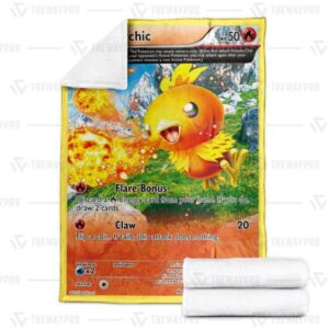 Pokemon Torchic Primal Clash Soft Blanket