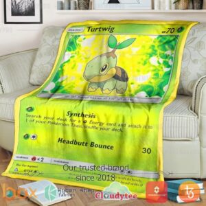 Pokemon Turtwig Blanket 3