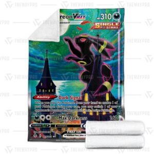 Pokemon Umbreon Vmax Evolving Skies Blanket Quilt Tumbler 6