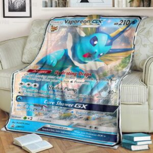 Pokemon Vaporeon Gx Sun And Moon Promos Blanket