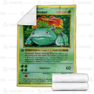 Pokemon Venusaur Blanket