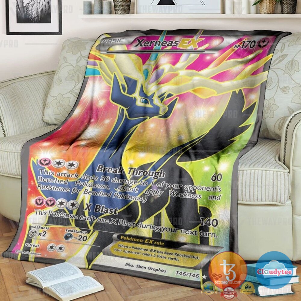 Pokemon Xerneas Ex Xy Blanket Pokemon Xerneas Ex Xy Blanket