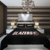 Portland Trail Blazers NBA Basketball ize Duvet Cover and Pillowcase Set Bedding Set scaled 1