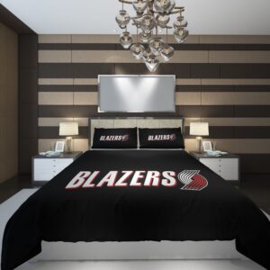 Portland Trail Blazers NBA Basketball ize Duvet Cover and Pillowcase Set Bedding Set scaled 1