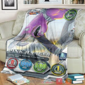 Power Ranger Spd Pink Ranger Custom Soft Blanket
