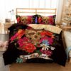 Print Duvet Cover and Pillowcase Set Bedding Set