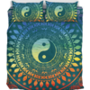 Psychedelic Ying Yang Duver Duvet Cover and Pillowcase Set Bedding Set