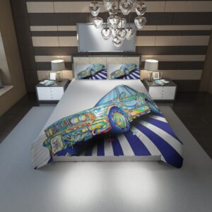 Psychodelic 28 Duvet Cover and Pillowcase Set Bedding Set scaled 1