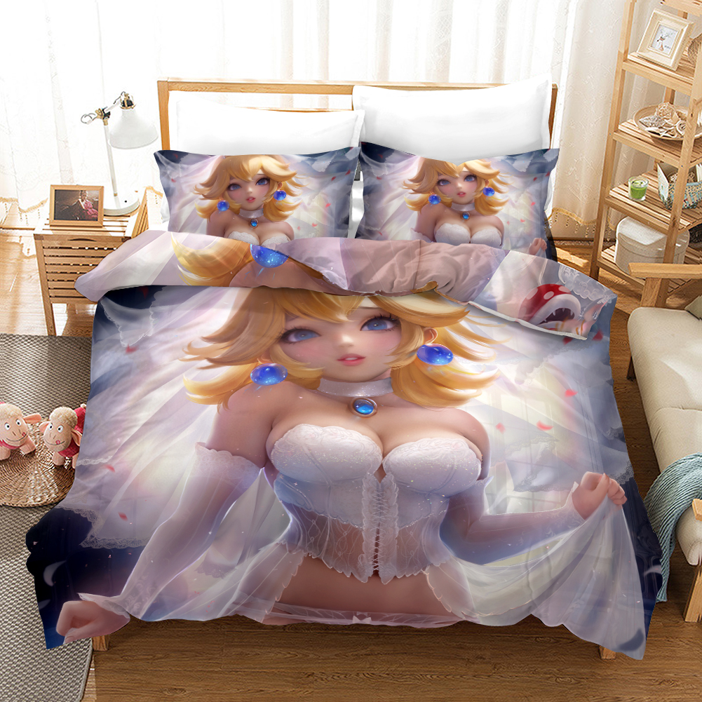 Pure Bride Duvet Cover and Pillowcase Set Bedding Set Pure Bride Duvet Cover and Pillowcase Set Bedding Set