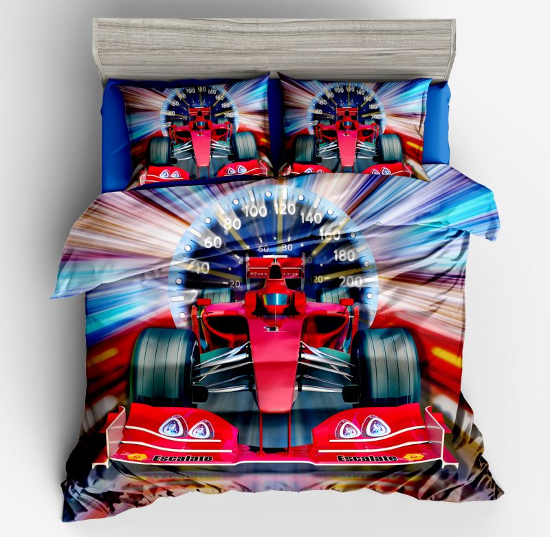 Race Car Duvet Cover and Pillowcase Set Bedding Set Race Car Duvet Cover and Pillowcase Set Bedding Set
