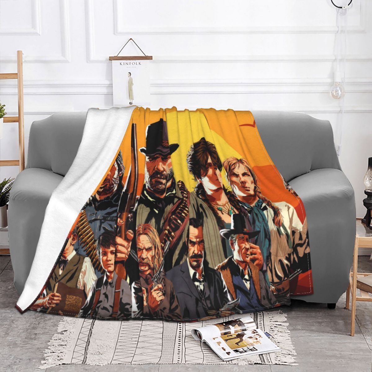 Red Dead Redemption John Marston Game Blanket Flannel Decoration Characters Portable Home Bedspread 1_Q90 1 Red Dead Redemption John Marston Game Blanket Flannel Decoration Characters Portable Home Bedspread 1_Q90 1