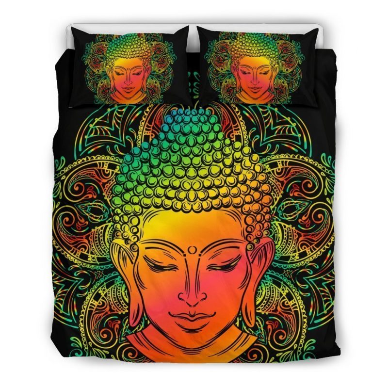 Reggae Buddha Print Duvet Cover and Pillowcase Set Bedding Set Reggae Buddha Print Duvet Cover and Pillowcase Set Bedding Set
