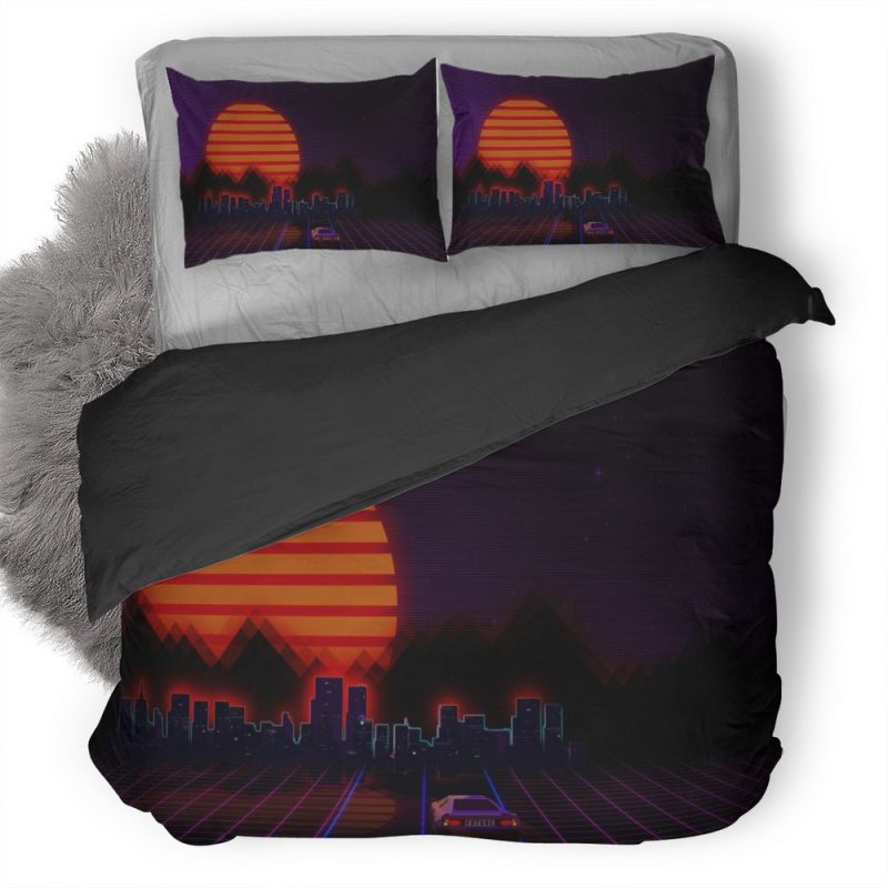 Retrowave City Artistic Car G1 Duvet Cover and Pillowcase Set Bedding Set Retrowave City Artistic Car G1 Duvet Cover and Pillowcase Set Bedding Set