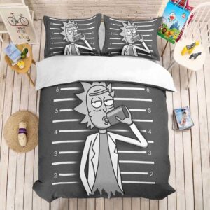 Rick And Morty 2214 Duvet Cover and Pillowcase Set Bedding Set