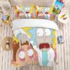 Rick And Morty 2215 Duvet Cover and Pillowcase Set Bedding Set