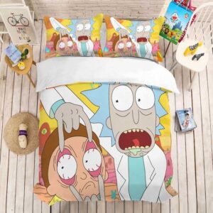 Rick And Morty 2215 Duvet Cover and Pillowcase Set Bedding Set