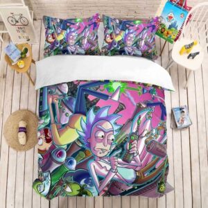 Rick And Morty 2216 Duvet Cover and Pillowcase Set Bedding Set