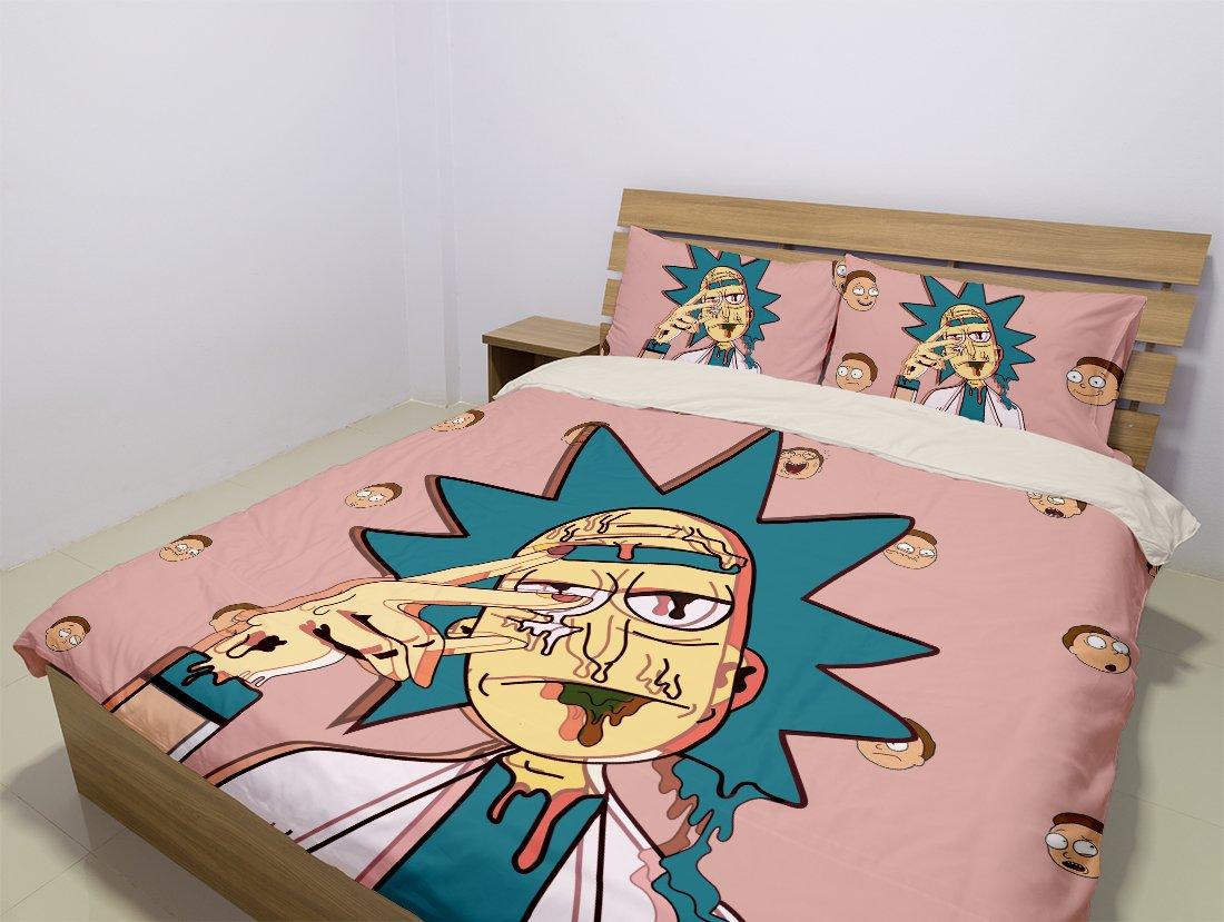 Rick Morty Duvet Cover and Pillowcase Set Bedding Set 1031 Rick Morty Duvet Cover and Pillowcase Set Bedding Set 1031