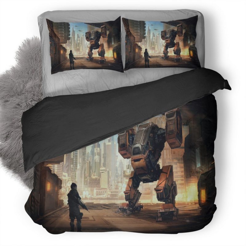 Robot Science Fiction Scifi Art Iy Duvet Cover and Pillowcase Set Bedding Set Robot Science Fiction Scifi Art Iy Duvet Cover and Pillowcase Set Bedding Set