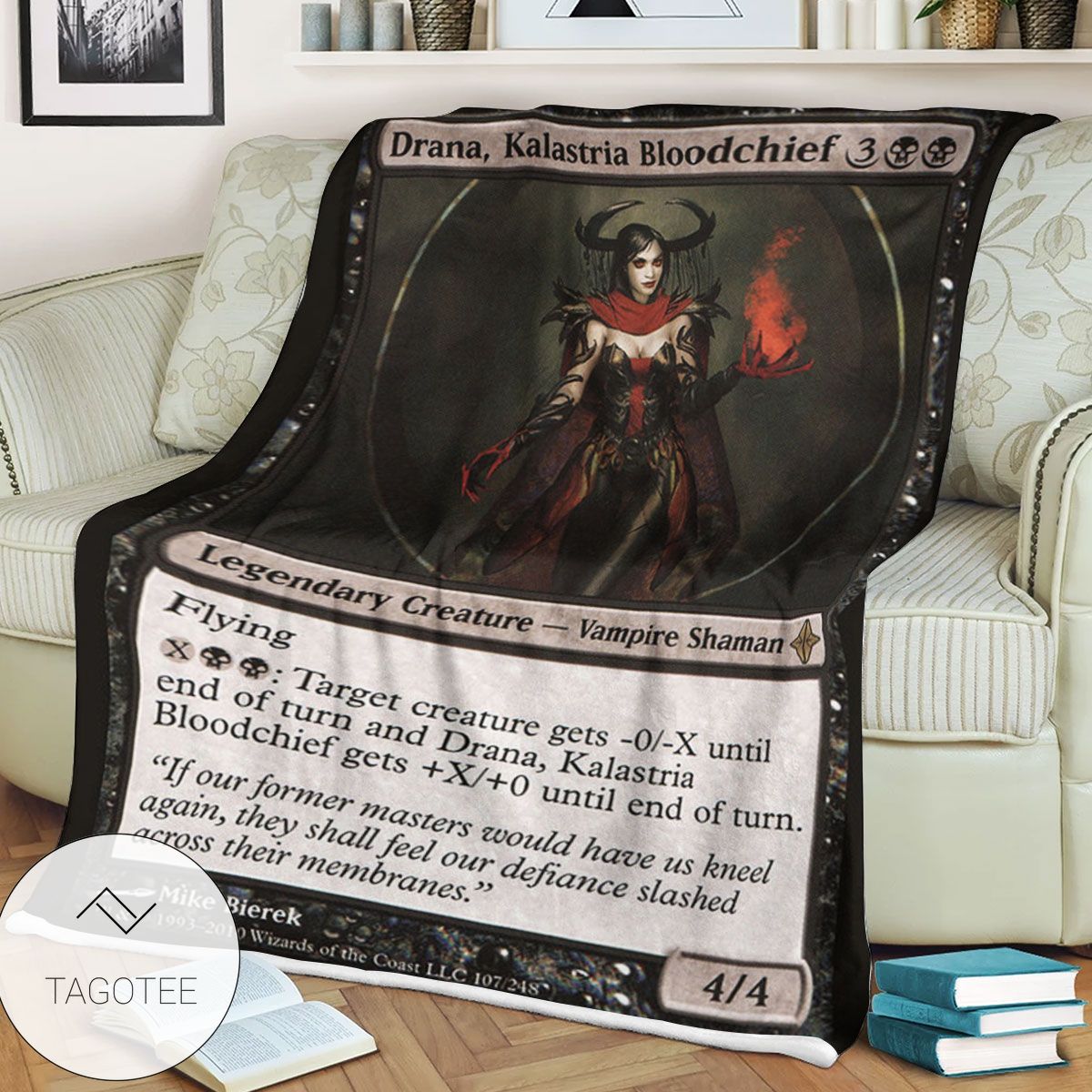 Roe 107 Drana Kalastria Bloodchief Game Mtg Magic The Gathering Blanket Roe 107 Drana Kalastria Bloodchief Game Mtg Magic The Gathering Blanket