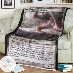Roe 11 Spawnsire Of Ulamog Game Mtg Magic The Gathering Blanket
