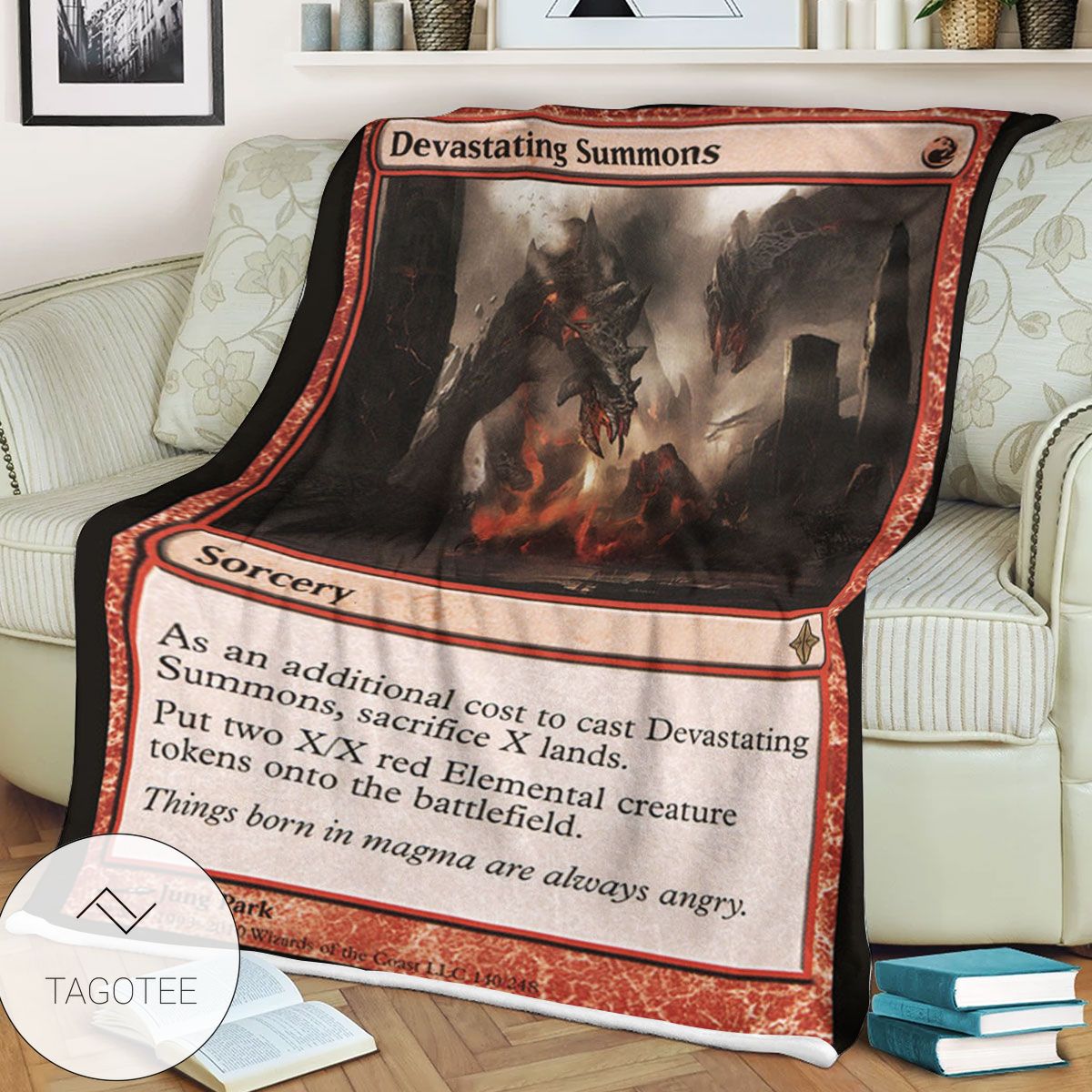 Roe 140 Devastating Summons Game Mtg Magic The Gathering Blanket Tagotee Roe 140 Devastating Summons Game Mtg Magic The Gathering Blanket Tagotee