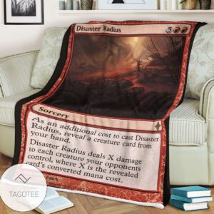 Roe 141 Disaster Radius Game Mtg Magic The Gathering Blanket Tagotee