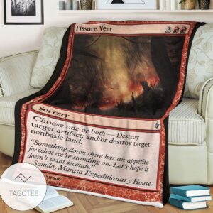Roe 144 Fissure Vent Game Mtg Magic The Gathering Blanket