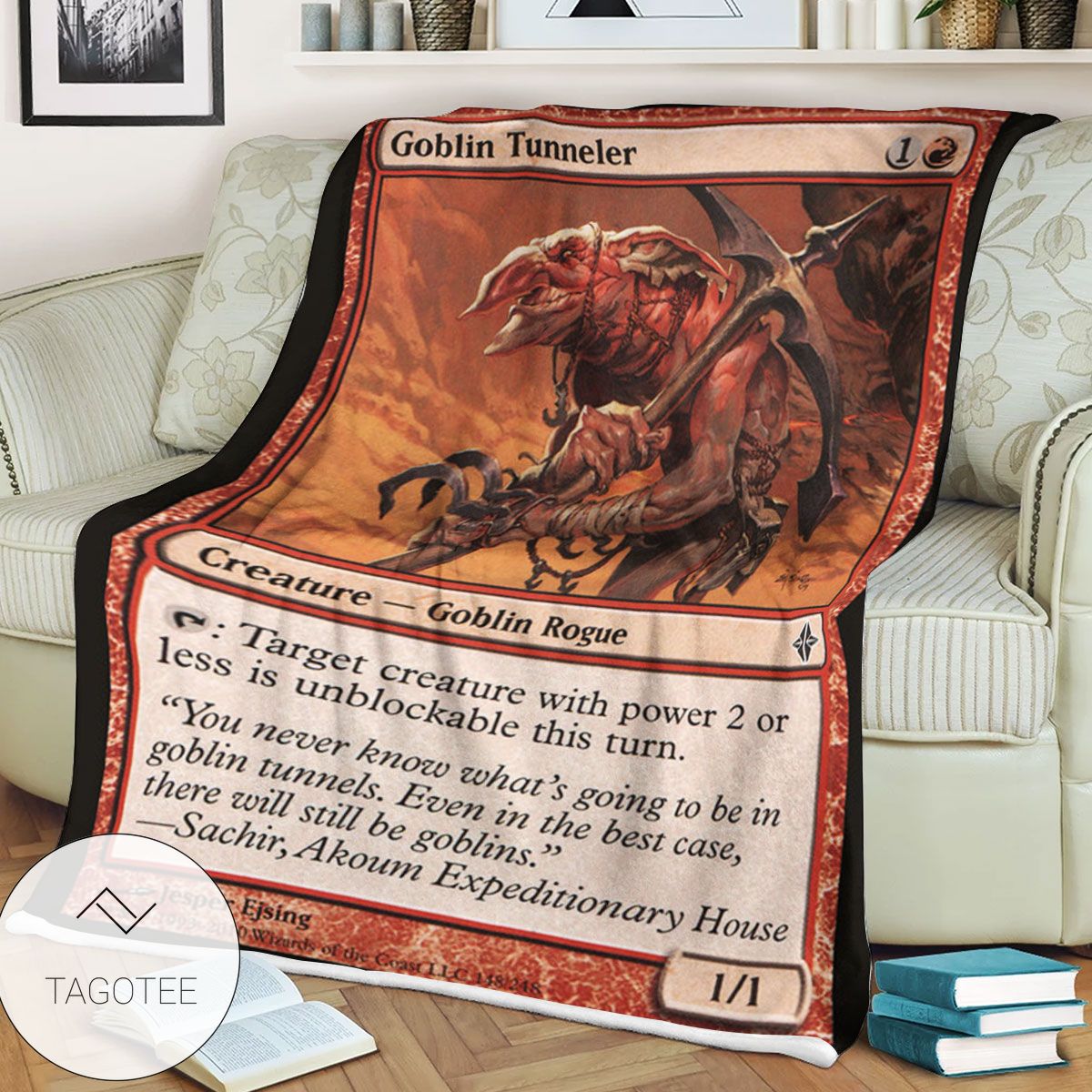Roe 148 Goblin Tunneler Game Mtg Magic The Gathering Blanket Tagotee Roe 148 Goblin Tunneler Game Mtg Magic The Gathering Blanket Tagotee