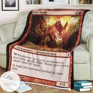 Roe 153 Kiln Fiend Game Mtg Magic The Gathering Blanket Tagotee