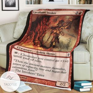Roe 155 Lavafume Invoker Game Mtg Magic The Gathering Blanket Tagotee