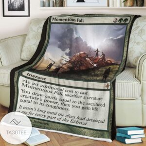 Roe 197 Momentous Fall Game Mtg Magic The Gathering Blanket Tagotee