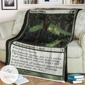 Roe 207 Snake Umbra Game Mtg Magic The Gathering Blanket Tagotee