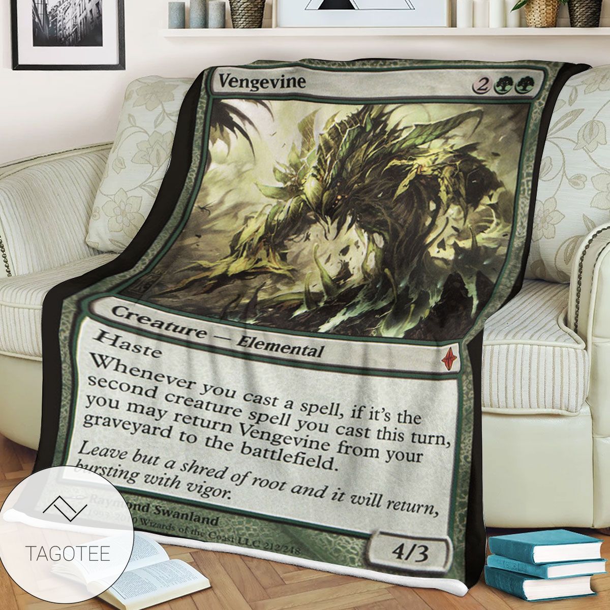 Roe 212 Vengevine Game Mtg Magic The Gathering Blanket Roe 212 Vengevine Game Mtg Magic The Gathering Blanket