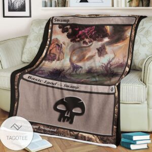 Roe 240 Swamp Game Mtg Magic The Gathering Blanket