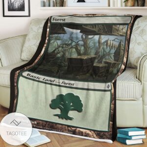Roe 245 Forest Game Mtg Magic The Gathering Blanket