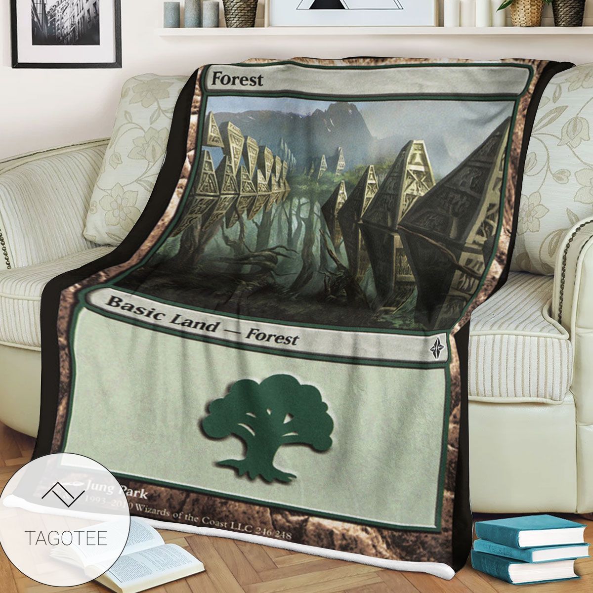 Roe 246 Forest Game Mtg Magic The Gathering Blanket Roe 246 Forest Game Mtg Magic The Gathering Blanket
