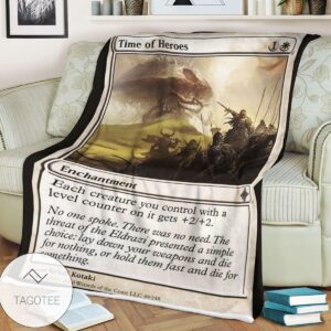 Roe 49 Time Of Heroes Game Mtg Magic The Gathering Blanket Tagotee