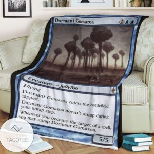 Roe 62 Dormant Gomazoa Game Mtg Magic The Gathering Blanket