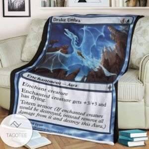 Roe 63 Drake Umbra Game Mtg Magic The Gathering Blanket