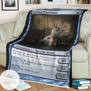 Roe 66 Enclave Cryptologist Game Mtg Magic The Gathering Blanket