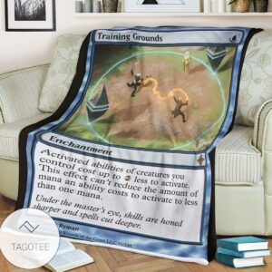 Roe 91 Training Grounds Game Mtg Magic The Gathering Blanket