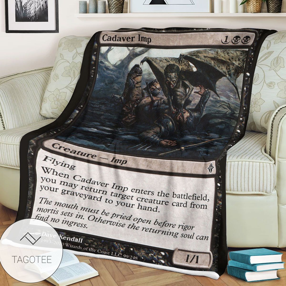 Roe 99 Cadaver Imp Game Mtg Magic The Gathering Blanket Roe 99 Cadaver Imp Game Mtg Magic The Gathering Blanket